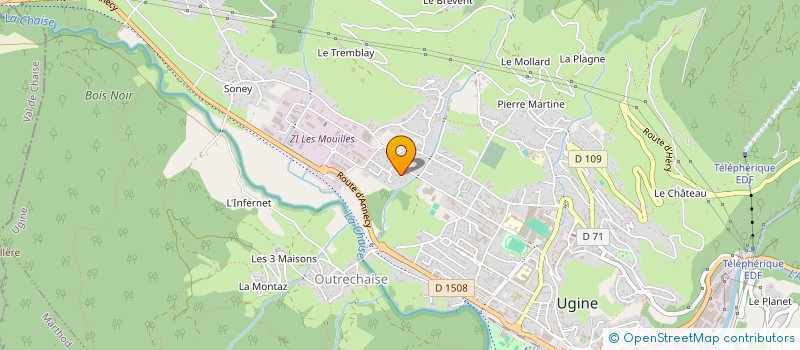 localisation de l'entreprise MADAME CAROLINE LEGRAND  MARTHOD