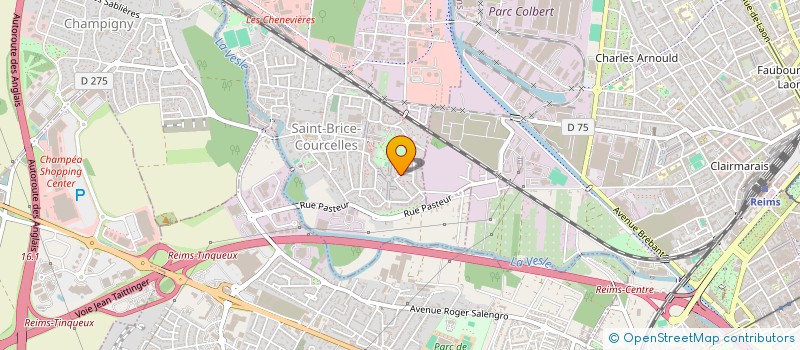 localisation de l'entreprise MADAME CAROLINE LEGRAND  SAINT-BRICE-COURCELLES