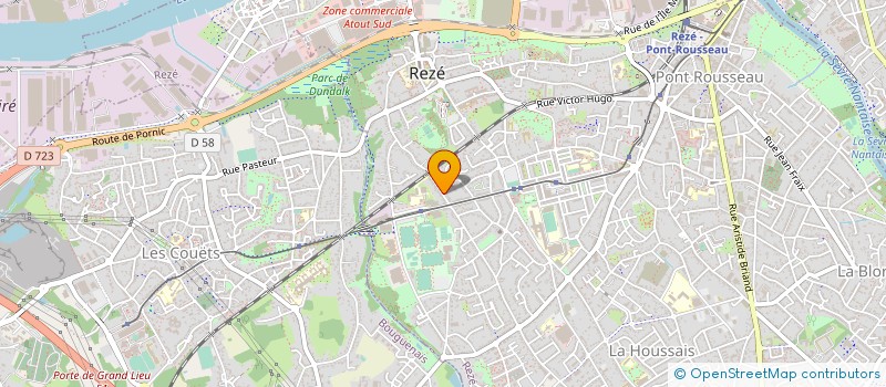 localisation de l'entreprise MADAME CAROLINE LEHEMBRE  REZE