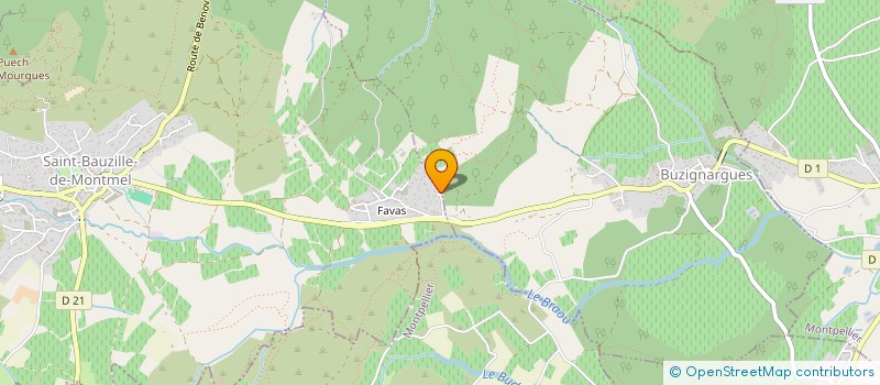 localisation de l'entreprise MADAME CAROLINE LEJAL  SAINT-BAUZILLE-DE-MONTMEL