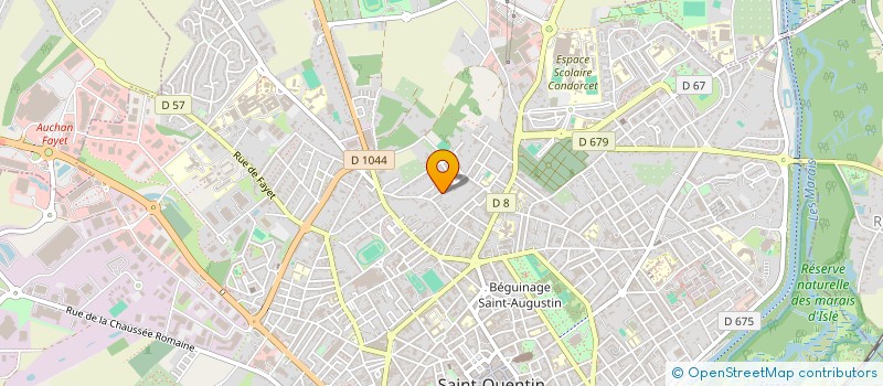 localisation de l'entreprise MADAME CAROLINE LELEU à SAINT-QUENTIN