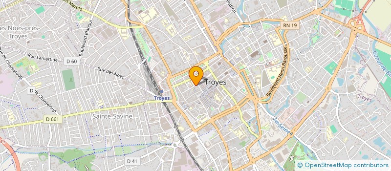 localisation de l'entreprise MADAME CAROLINE LEMELAND  TROYES