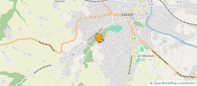 localisation de l'entreprise MADAME CAROLINE LEMONNIER  LAVAUR