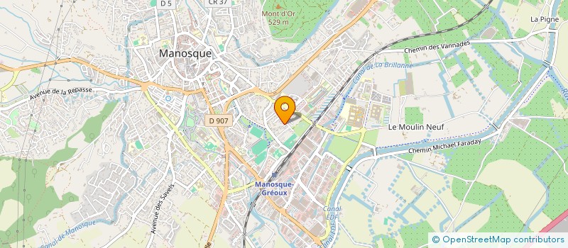 localisation de l'entreprise MADAME CAROLINE LEPAGE à MANOSQUE