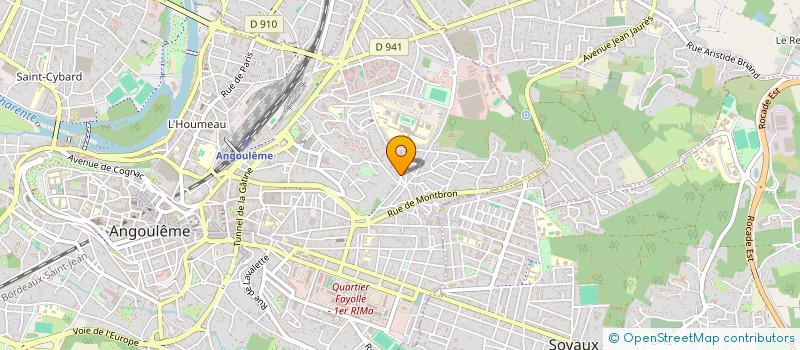 localisation de l'entreprise MADAME CAROLINE LEPETIT à ANGOULEME