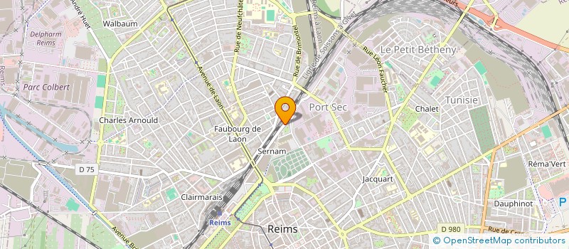 localisation de l'entreprise MADAME CAROLINE LEQUENNE  REIMS