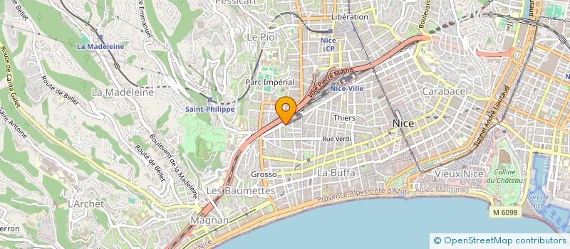 localisation de l'entreprise MADAME CAROLINE LEQUESNE à NICE