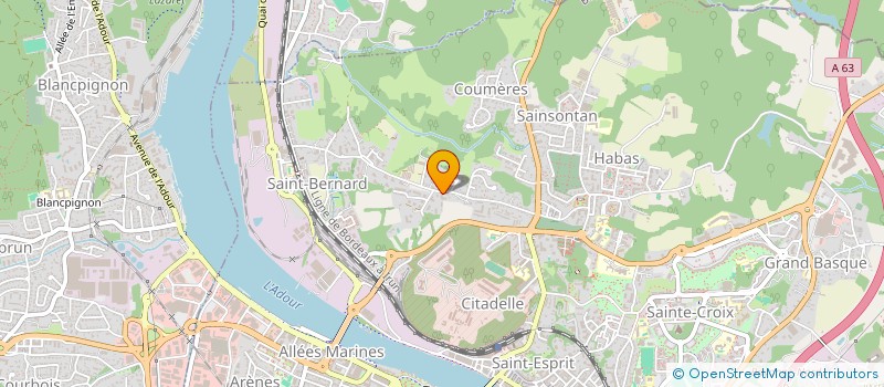 localisation de l'entreprise MADAME CAROLINE LESAGE à BAYONNE