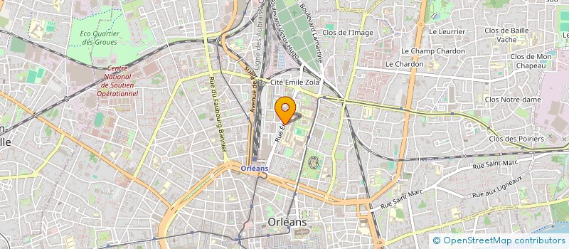 localisation de l'entreprise MADAME CAROLINE LESAGE  ORLEANS