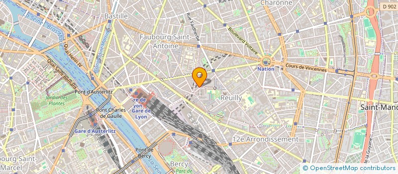 localisation de l'entreprise MADAME CAROLINE LESAVRE  PARIS