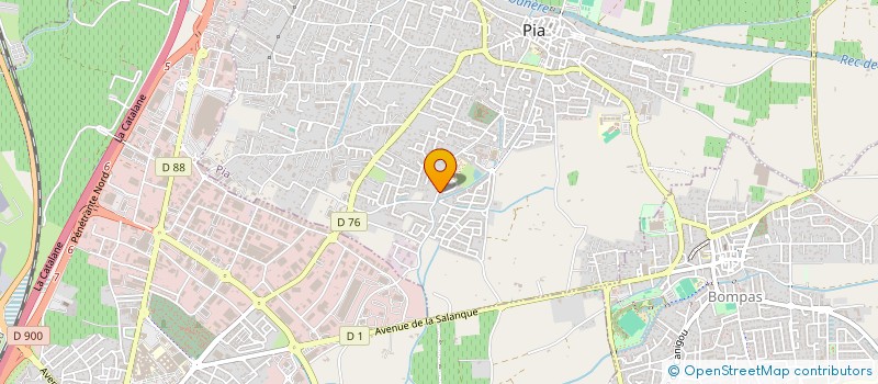 localisation de l'entreprise MADAME CAROLINE LESCOURET MOLINIER  PIA