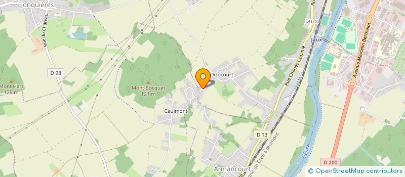 localisation de l'entreprise MADAME CAROLINE LESGUILLONS  JAUX