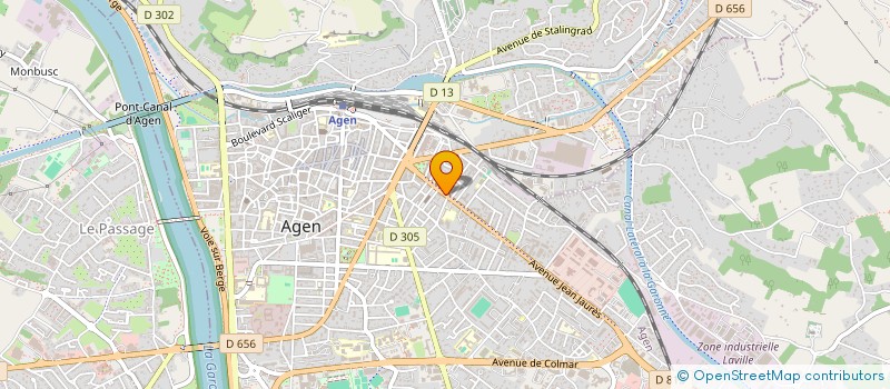 localisation de l'entreprise MADAME CAROLINE LESTRADE  AGEN