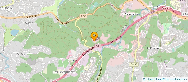 localisation de l'entreprise MADAME CAROLINE LETELLIER à MOUGINS
