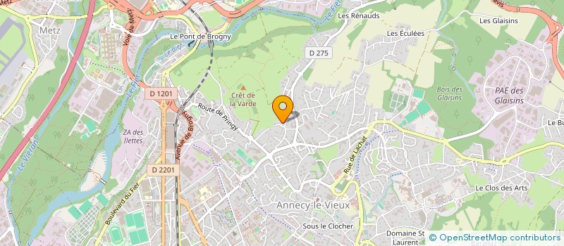 localisation de l'entreprise MADAME CAROLINE LETEUIL à ANNECY