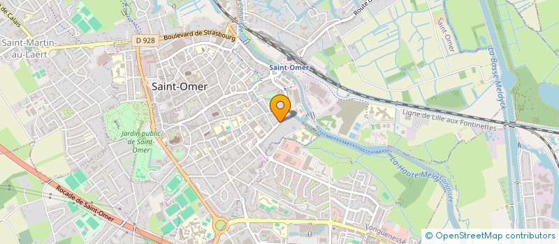 localisation de l'entreprise MADAME CAROLINE LETURGIE  SAINT-OMER