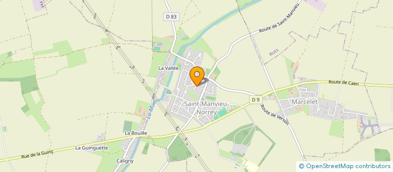 localisation de l'entreprise MADAME CAROLINE LEVEZIEL  BAYEUX