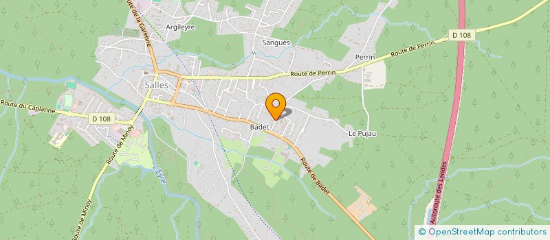 localisation de l'entreprise MADAME CAROLINE LEVILLAIN  SALLES