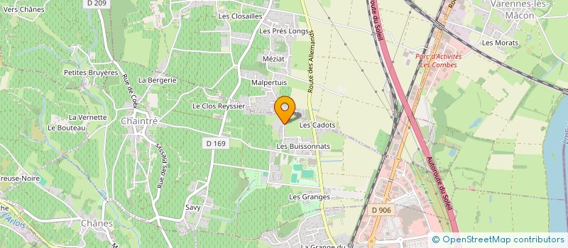 localisation de l'entreprise MADAME CAROLINE LIATOUD  CHAINTRE