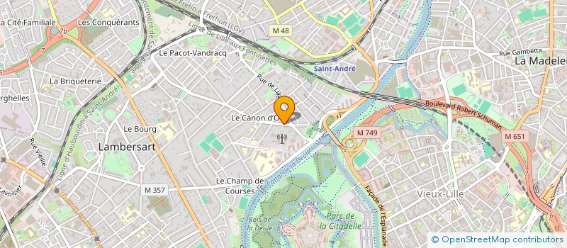 localisation de l'entreprise MADAME CAROLINE LIENARD à LAMBERSART