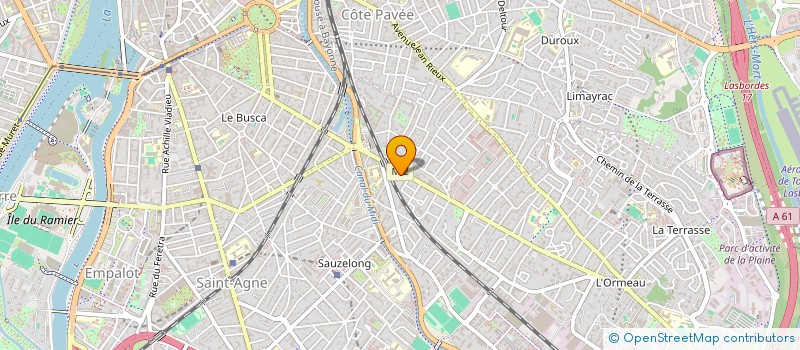 localisation de l'entreprise MADAME CAROLINE LIMASSET  TOULOUSE