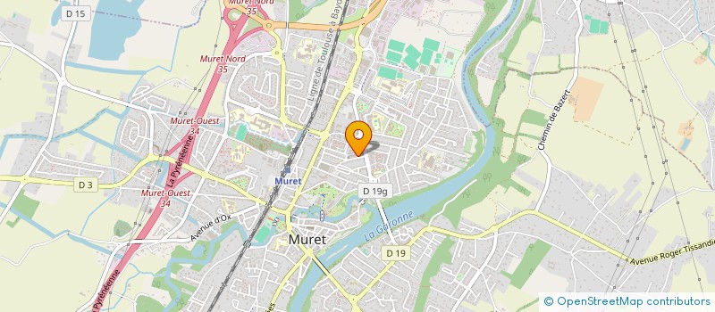 localisation de l'entreprise MADAME CAROLINE LIMOUSY à MURET
