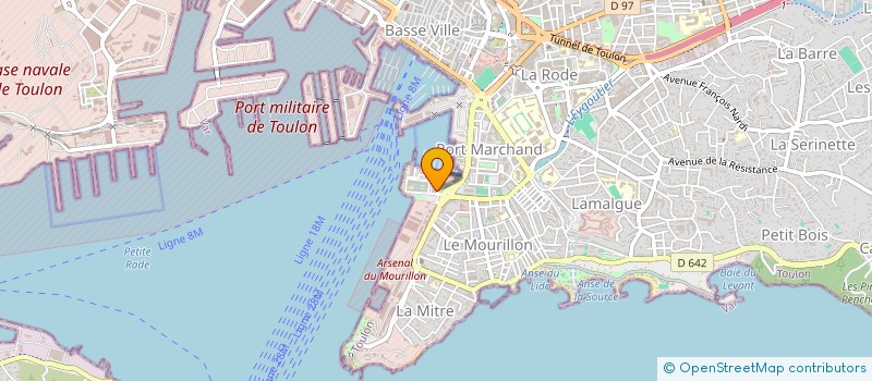 localisation de l'entreprise MADAME CAROLINE LIVIO  TOULON