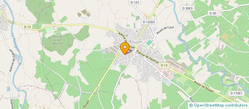 localisation de l'entreprise MADAME CAROLINE LOKOCKI  ROUJAN