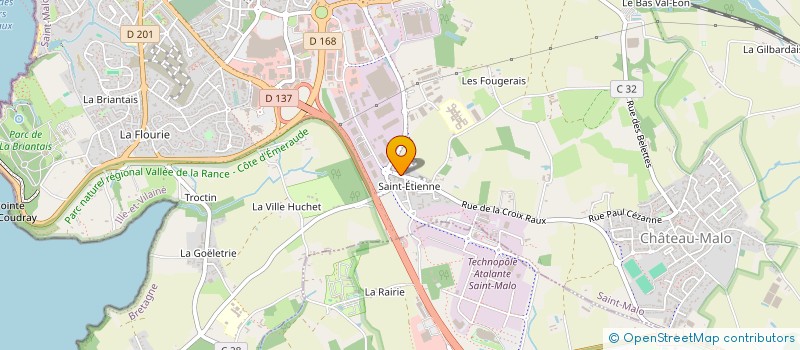 localisation de l'entreprise MADAME CAROLINE LOMET à SAINT-MALO