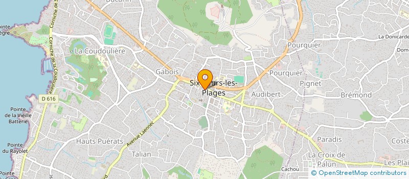 localisation de l'entreprise MADAME CAROLINE LOPEZ à SIX-FOURS-LES-PLAGES