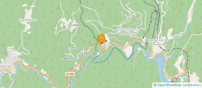 localisation de l'entreprise MADAME CAROLINE LOURDAIS  SAINT-HILAIRE-DE-LAVIT