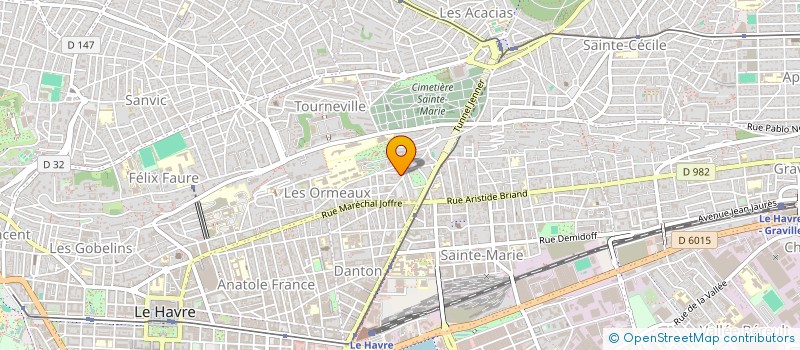 localisation de l'entreprise MADAME CAROLINE LOUVEL à LE HAVRE