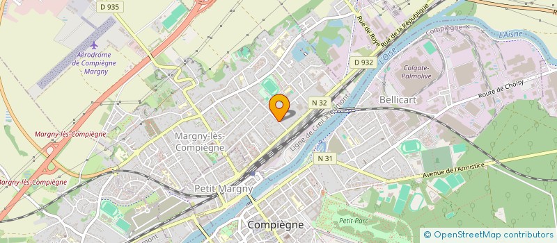 localisation de l'entreprise MADAME CAROLINE LOUYS à MARGNY-LES-COMPIEGNE