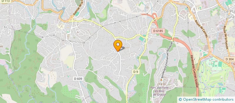 localisation de l'entreprise MADAME CAROLINE LOZANO  GRASSE