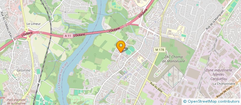 localisation de l'entreprise MADAME CAROLINE LUCAS à NANTES