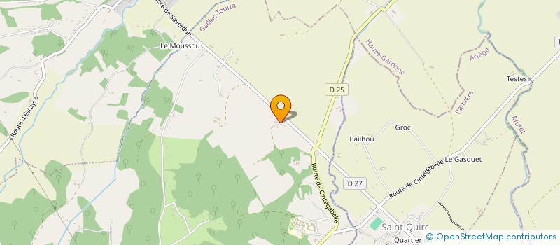 localisation de l'entreprise MADAME CAROLINE LUCAS  GAILLAC-TOULZA