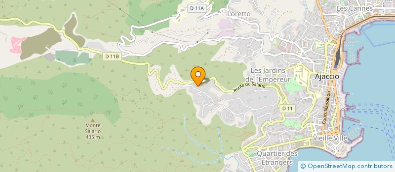 localisation de l'entreprise MADAME CAROLINE LUCCIONI à AJACCIO