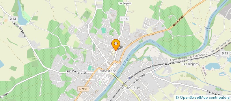 localisation de l'entreprise MADAME CAROLINE LUCIDO  RABASTENS