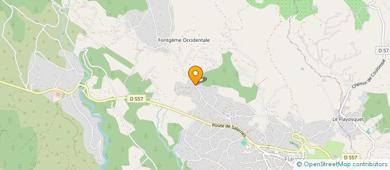 localisation de l'entreprise MADAME CAROLINE LUFROY  FLAYOSC