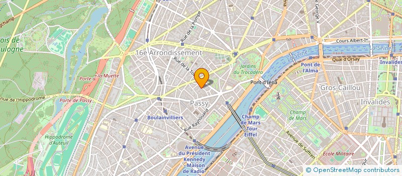 localisation de l'entreprise MADAME CAROLINE LUPOVICI ROUSSEAU  PARIS