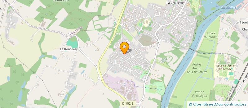 localisation de l'entreprise MADAME CAROLINE MADIOT  BOUCHEMAINE