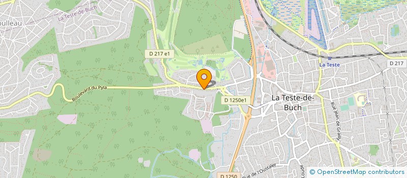 localisation de l'entreprise MADAME CAROLINE MAGE à LA TESTE-DE-BUCH