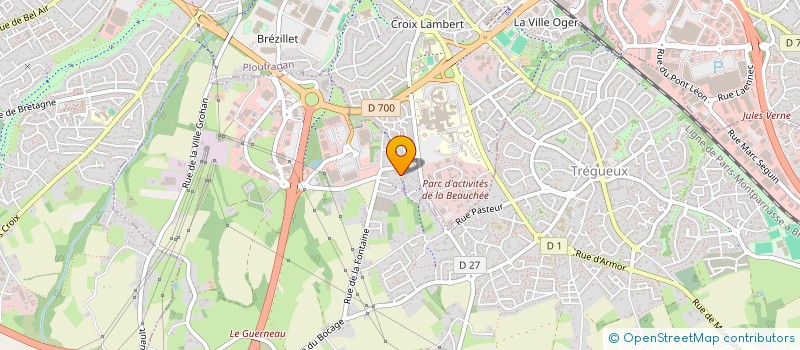 localisation de l'entreprise MADAME CAROLINE MAHON  TREGUEUX