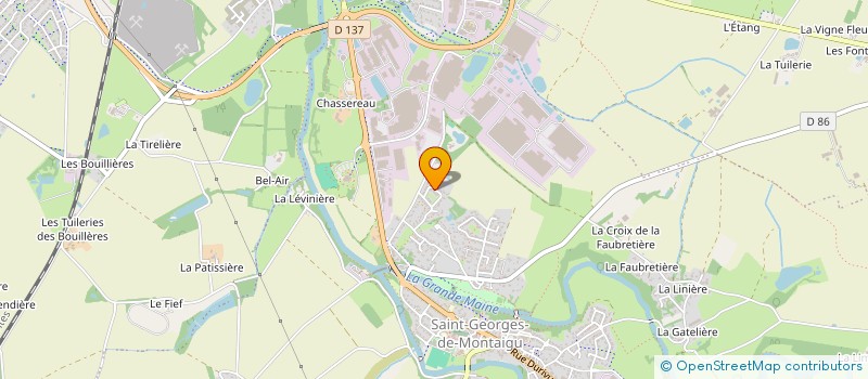 localisation de l'entreprise MADAME CAROLINE MAINGUENAUD à MONTAIGU-VENDEE