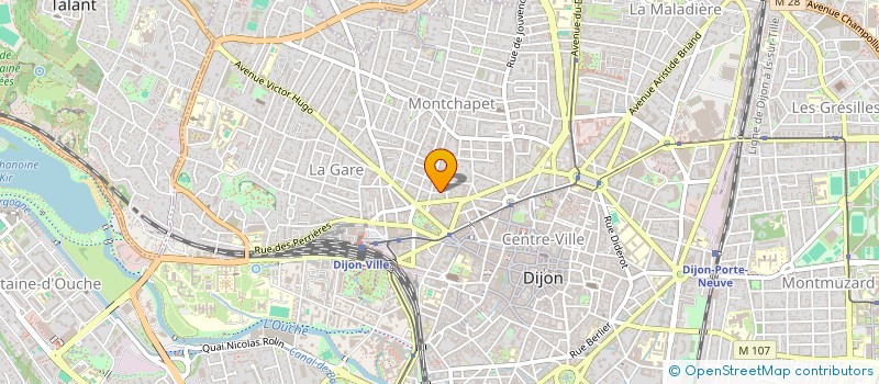 localisation de l'entreprise MADAME CAROLINE MAITRE CHASTRAGNAT à DIJON