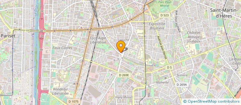 localisation de l'entreprise MADAME CAROLINE MALDERA à GRENOBLE