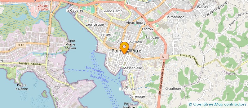 localisation de l'entreprise MADAME CAROLINE MALESPINE à POINTE A PITRE