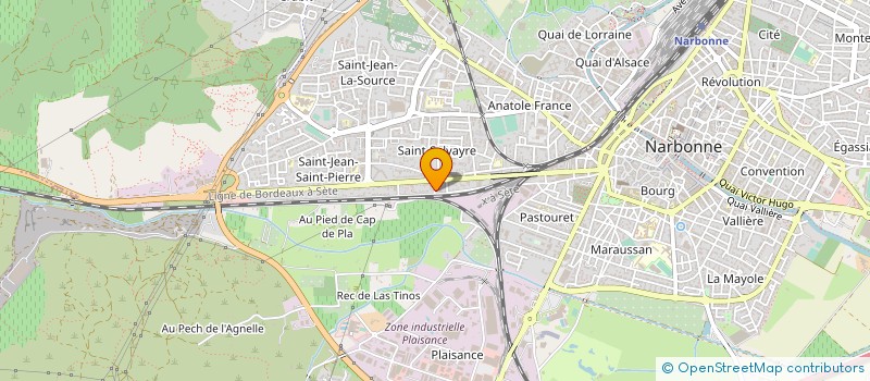 localisation de l'entreprise MADAME CAROLINE MALET  NARBONNE