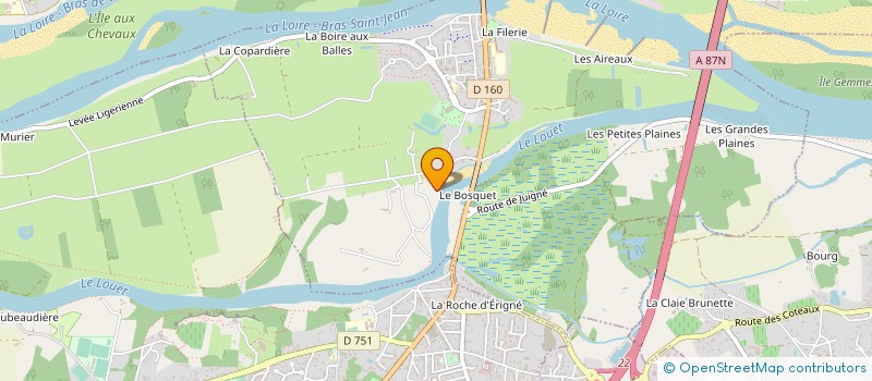 localisation de l'entreprise MADAME CAROLINE MANAS à LES PONTS-DE-CE