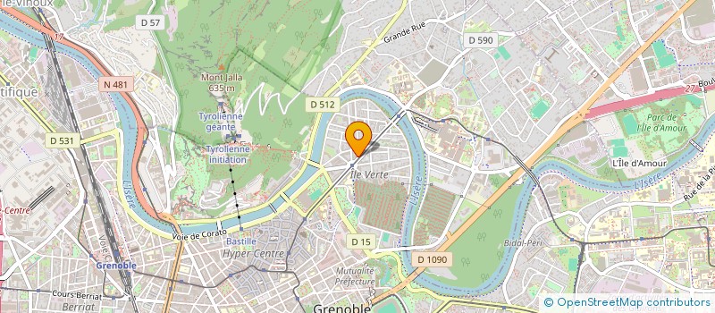 localisation de l'entreprise MADAME CAROLINE MANFRINO à GRENOBLE